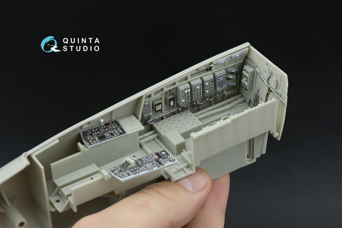 Quinta Studio QD+32252 F-15C PAD - Intérieur imprimé en 3D et coloré, amélioré et décoré (Tamiya) (avec pièces en résine imprimées en 3D) 1/32 – Bild 10