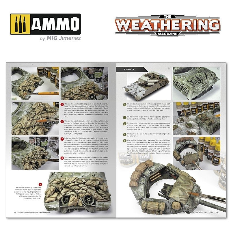 Munitions du Mig 4531 Le magazine Weathering, numéro 32 : ACCESSOIRES (anglais) – Bild 2