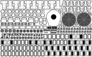 Pontos 23007F1 HMS RODNEY 1942 Kit de détails au 1/200 – image 33