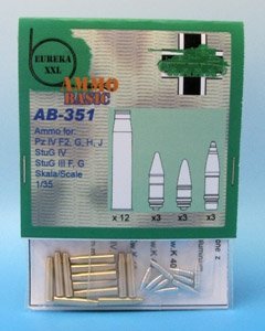 Munitions Eureka XXL AB-351 7,5 cm pour Kw.K.40/Stu.K.40 L/43 et L/48 (1/35) – Bild 2