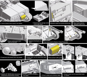 Dragon 6769 Panzerjager II fur Pak 40/2, Sd.Kfz.131 Marder II Early Production 1/35 – image 4