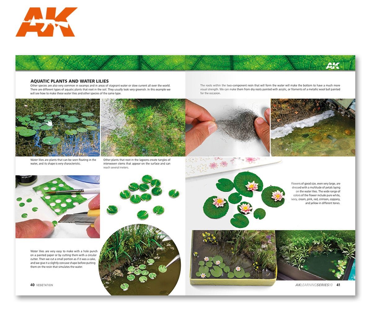 AK Interactive AK295 AK APPRENTISSAGE 10 : MAÎTRISER LA VÉGÉTATION DANS LA MODÉLISATION – imagen 4
