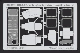 Eduard 73276 MH-53 interior 1/72 ITALERI – zdjęcie 3
