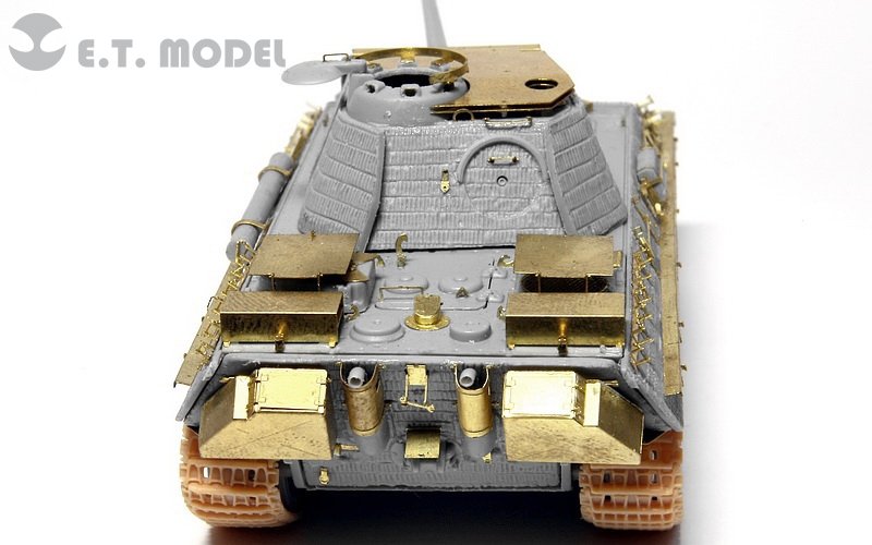 Maquette ET Model E72-010 : Blindage antiaérien allemand Panther G de la Seconde Guerre mondiale pour kit DRAGON au 1/72 – image 2