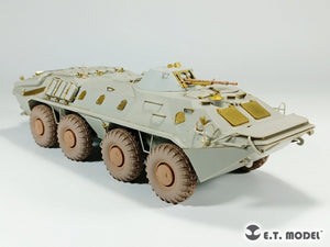 ET Model P35-128 Roues affaissées pour le kit Trumpeter 1/35 du BTR-70 APC russe  – image 7