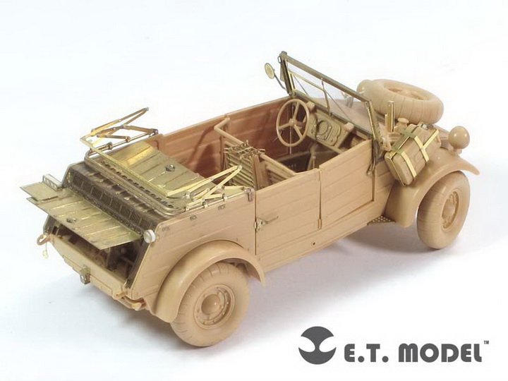 ET Model E35-129 WWII German Kübelwagen Type 82 (Pour kit TAMIYA) (1/35) – immagine 4