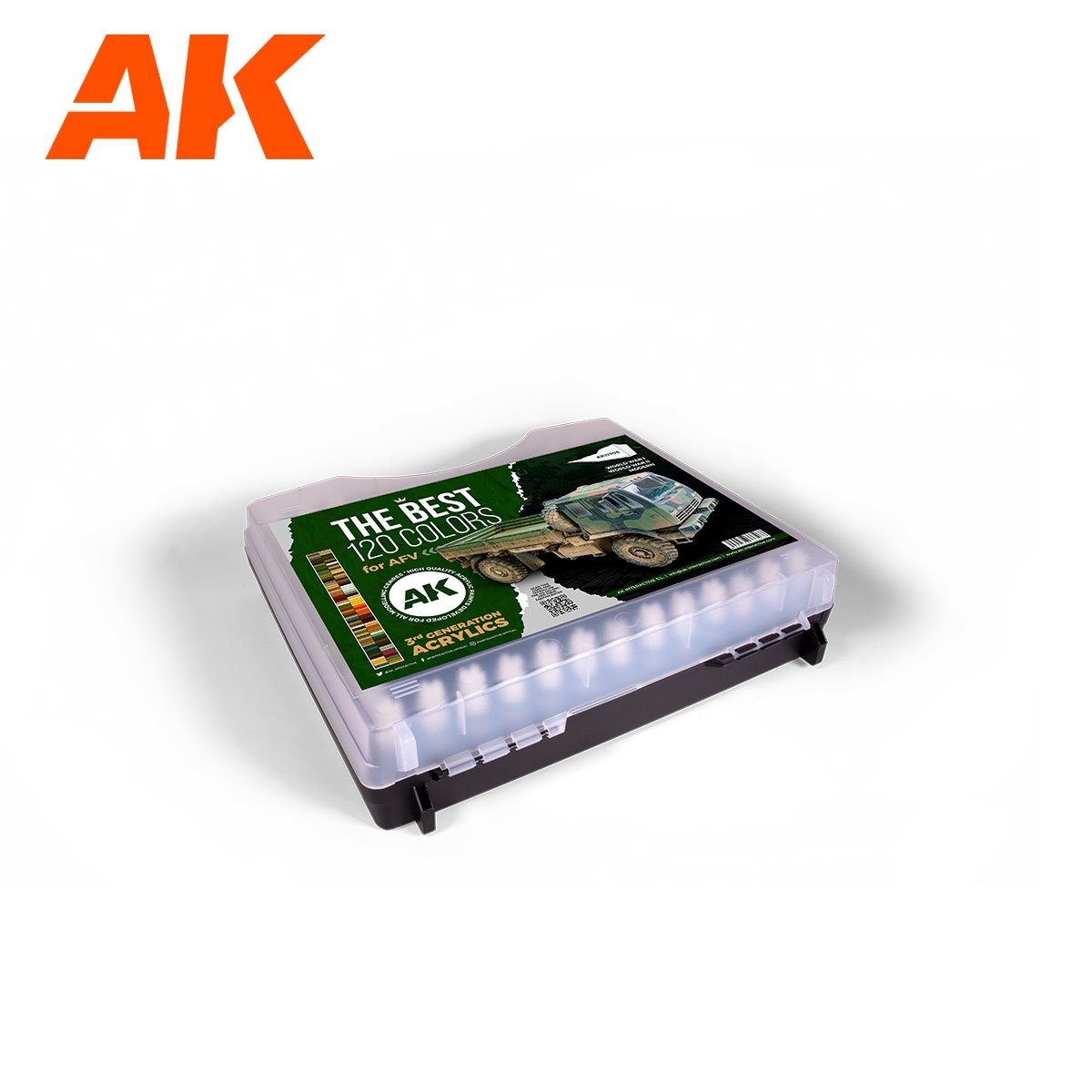 AK Interactive AK11705 LES 120 MEILLEURES COULEURS POUR VÉHICULES AFV – immagine 3