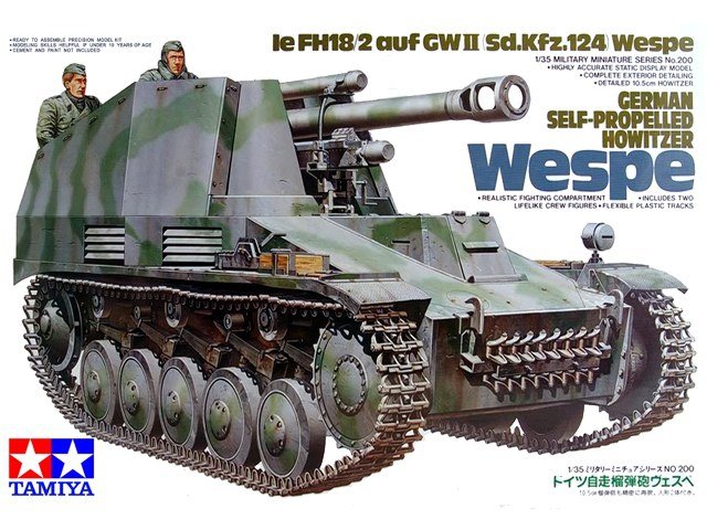 Tamiya 35200 Obusier automoteur allemand Wespe (1/35)