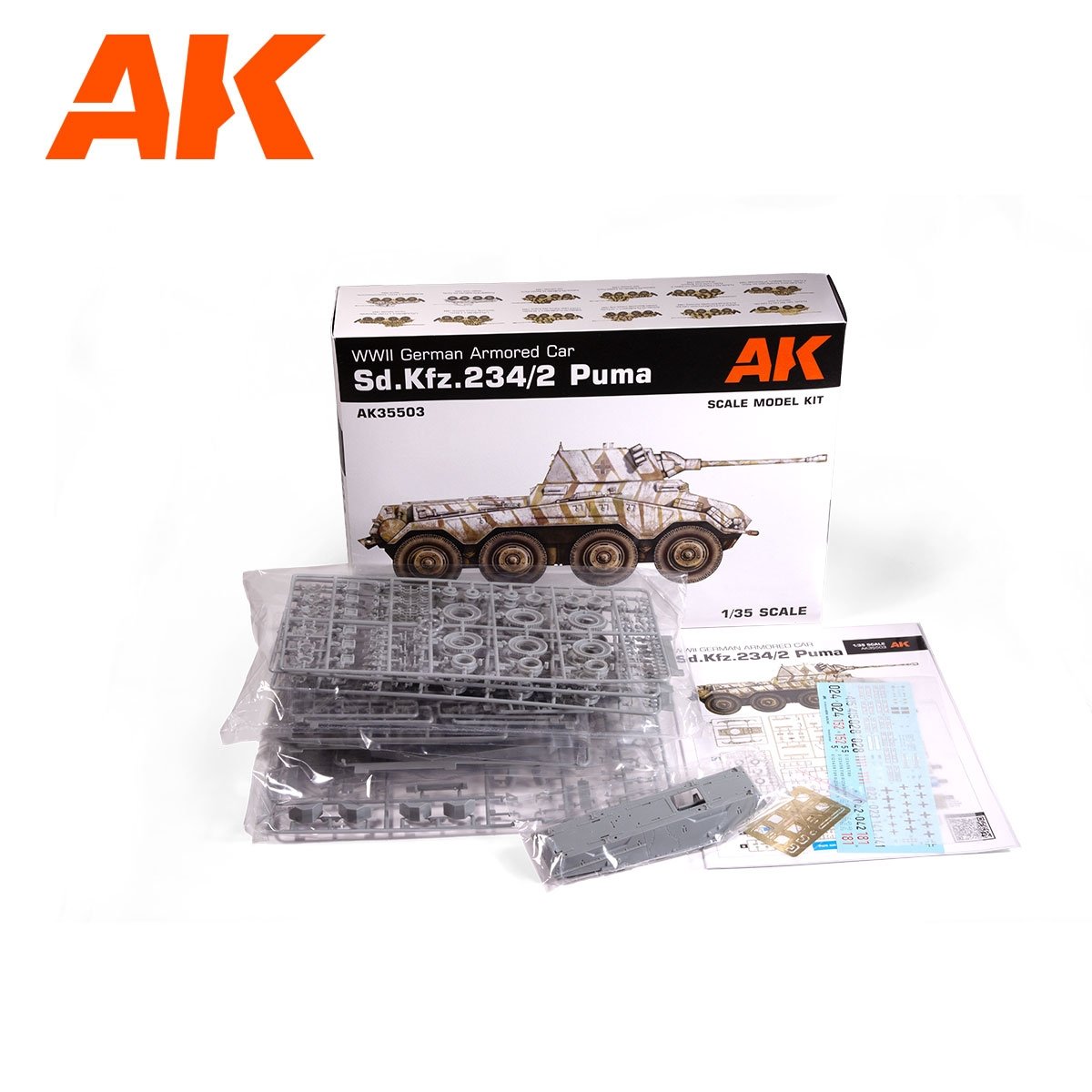 AK Interactive AK35503 SD.KFZ.234/2 PUMA 1/35  – imagen 3