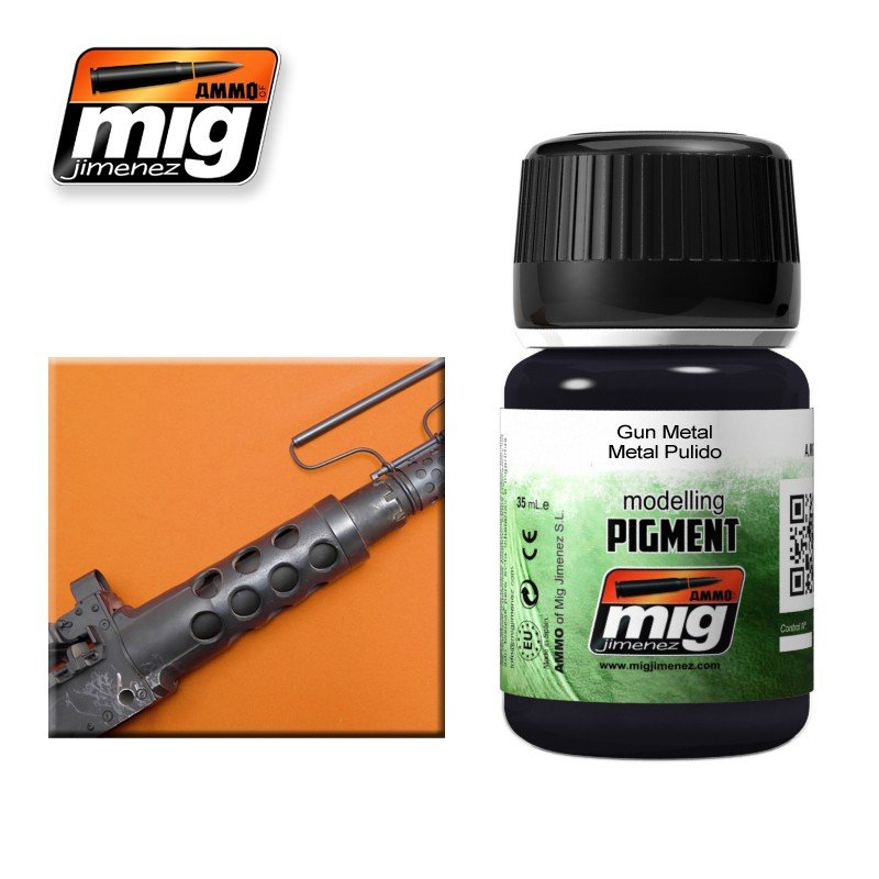 Munitions Mig Jimenez 3009 Gun Metal 35 ml