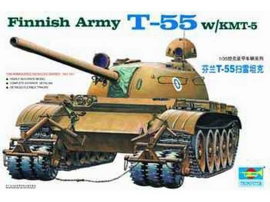 Trumpeter 00341 Armée finlandaise T-55 avec KMT-5 (1/35)
