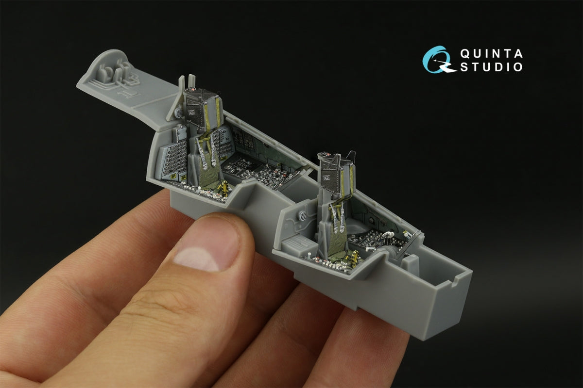 Intérieur imprimé en 3D et coloré sur papier décalcomanie Quinta Studio QD48405 F-14D (Hobby Boss) 1/48  – image 10