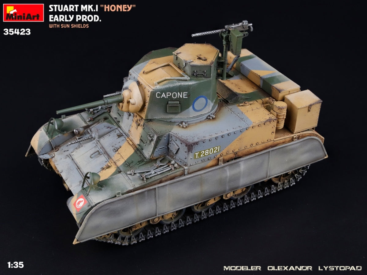 MiniArt 35423 Stuart Mk.I “Honey” Early Prod. w/Sun Shields 1/35 – zdjęcie 10