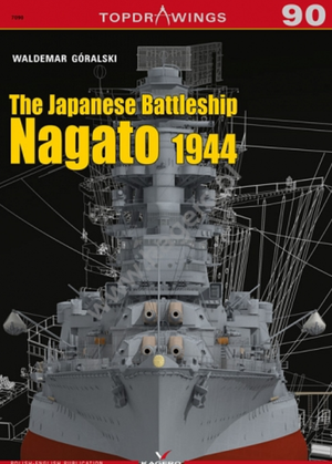 Kagero 7090 Le cuirassé japonais Nagato 1944 EN/PL