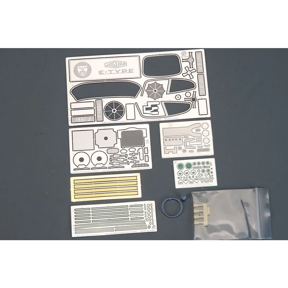 Hobby Design HD02-0446 Jaguar E-TYPE Detail Set ( for Revell kit 07668 ) 1/24