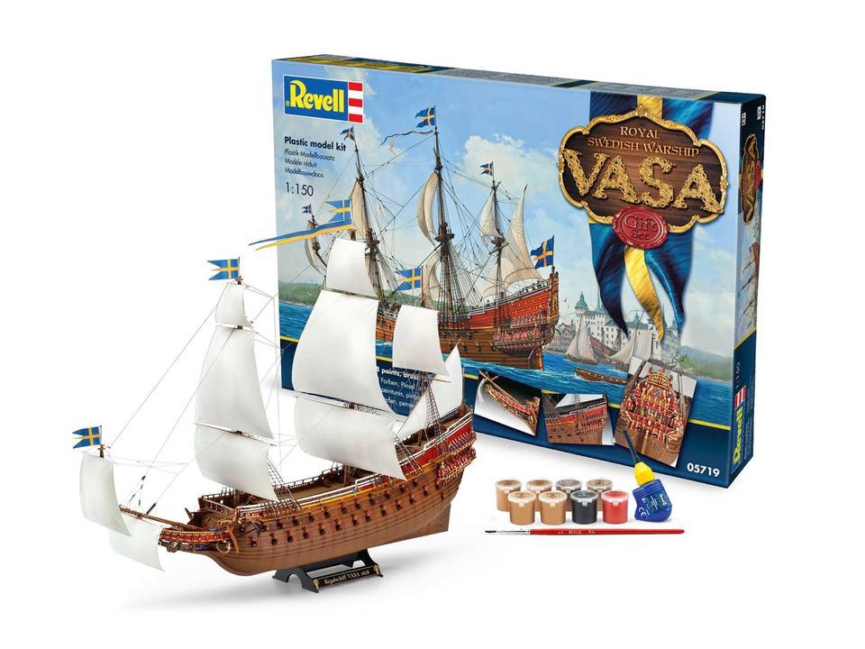 Revell 05719 Navire de guerre royal suédois VASA (1/150)