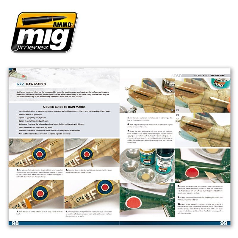 AMMO de Mig Jimenez 6053 ENCYCLOPÉDIE DES TECHNIQUES DE MODÉLISATION D&amp;#39;AVIONS VOL.4 : VIEILLISSEMENT (ANGLAIS) – Bild 5