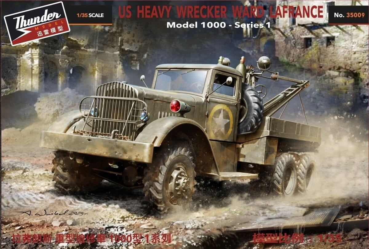 Thunder Model 35009 Dépanneuse lourde américaine Ward LaFrance M1000, série 1 1/35