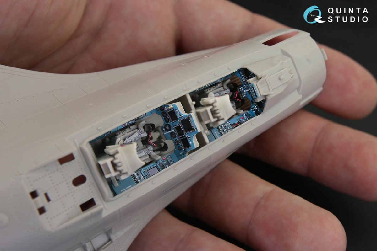 Intérieur coloré imprimé en 3D sur papier décalcomanie Quinta Studio QD48188 Su-30SM (pour kit KittyHawk) 1/48 – image 8