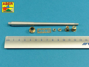 Canon Aber 35L-231 de 10,5 cm KwK L/70 avec frein de bouche à double chicane pour char allemand Pz.Kpfw. VII Lowe à l&amp;#39;échelle 1/35. – image 5