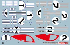 Meng modèle RS-002 Ford GT40 Mk.II&amp;#39;66 1/12 – Bild 11