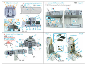 Quinta Studio QD+48519 Tornado ECR 3D-Printed coloured Interior on decal paper (Italeri) (with 3D-printed resin parts) 1/48 – zdjęcie 7
