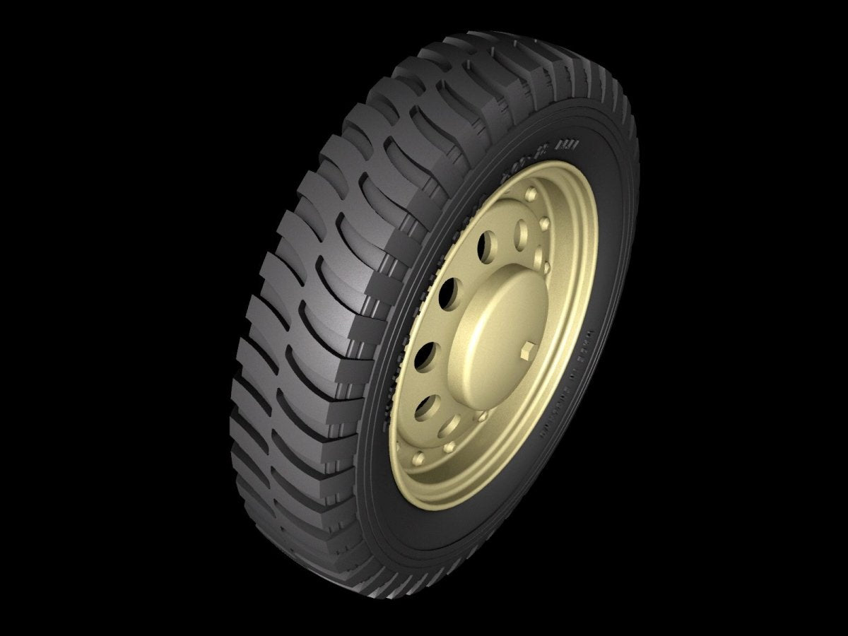Roues de route pour voiture de reconnaissance « Dingo » de Panzer Art RE35-603 (Firestone) 1/35