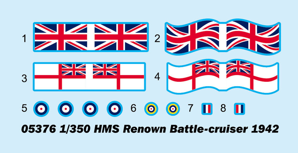 Trumpeter 05376 HMS Renown 1942 1/350 – zdjęcie 4