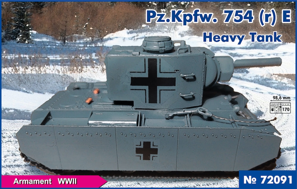 PST 72090 Pz.Kpfw. 754 (r)E Char lourd 1/72 