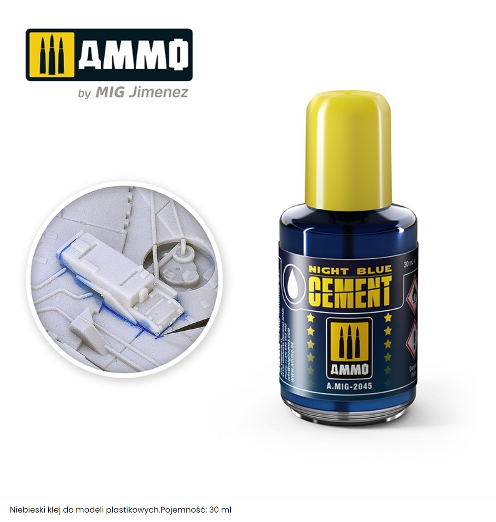Munitions de Mig 2045 NIGHT BLUE CEMENT 30 ml
