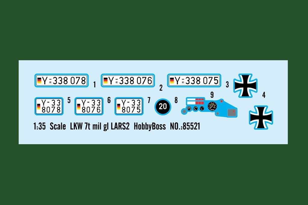 Hobby Boss 85521 LKW 7t mil verre LARS2 1/35 – image 13