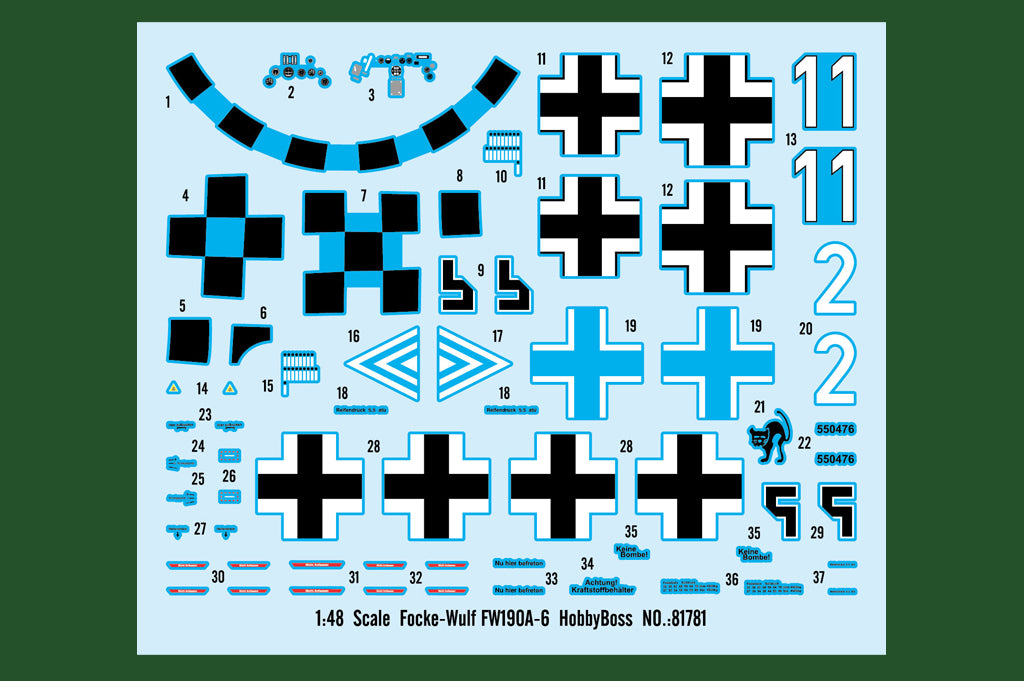 Hobby Boss 81781 Focke Wulf FW190A-6 1/48 – Bild 8