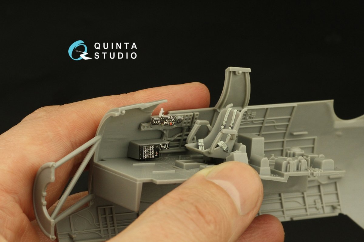 Intérieur imprimé en 3D et coloré sur papier décalcomanie Quinta Studio QD48385 TBM-3 Avenger (Accurate miniatures/Academy) 1/48  – image 8