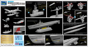 Maquettes Rich Models 20002 USS Gato SS-212 1944 + OS2U Kingfisher 1/200  – immagine 3