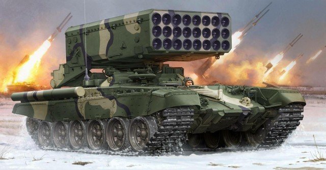 Trumpeter 05582 Lance-roquettes multiple russe TOS-1A (1/35)