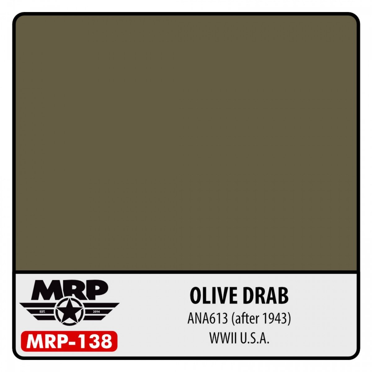 Peinture MR. Paint MRP-138 Vert olive ANA 613 30 ml