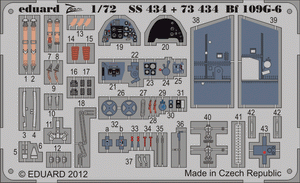 Eduard SS434 Bf 109G-6 SA 1/72 ITALERI