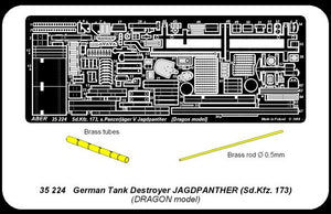 Aber 35224 German tank destroyer Jagdpanther Sd. Kfz.173 1/35 – zdjęcie 5