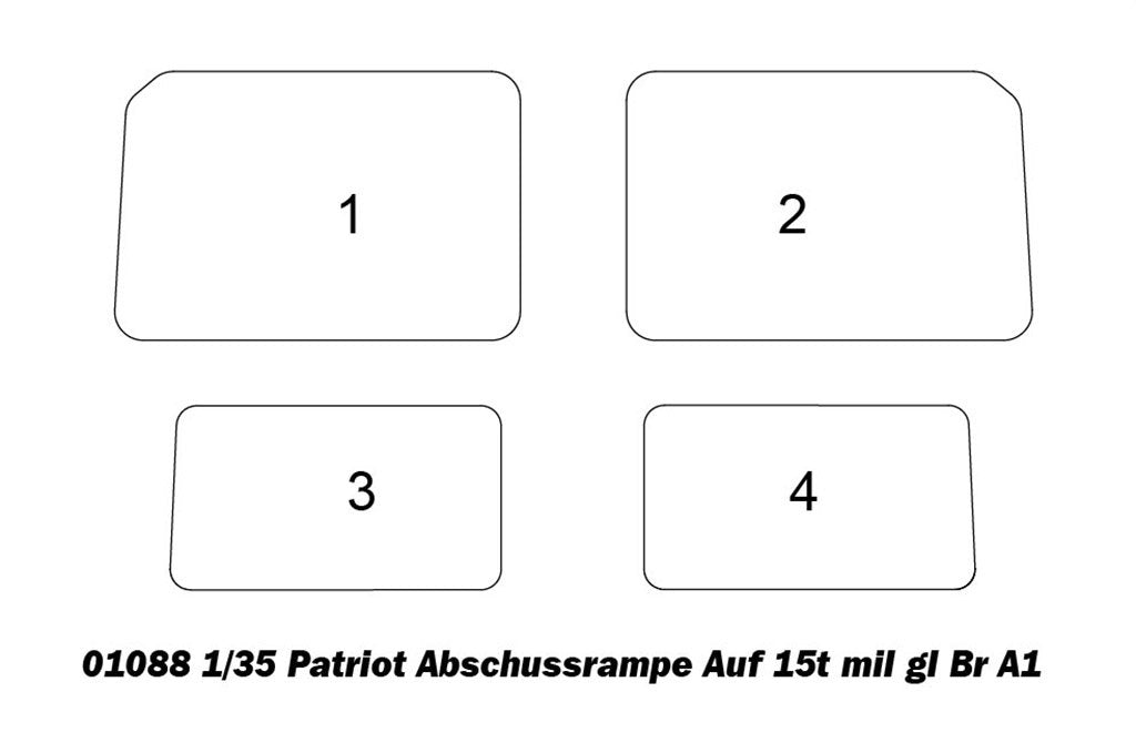 Trumpeter 01088 Patriot Abschussrampe auf 15t mil gl Br A1 1/35 – Bild 3