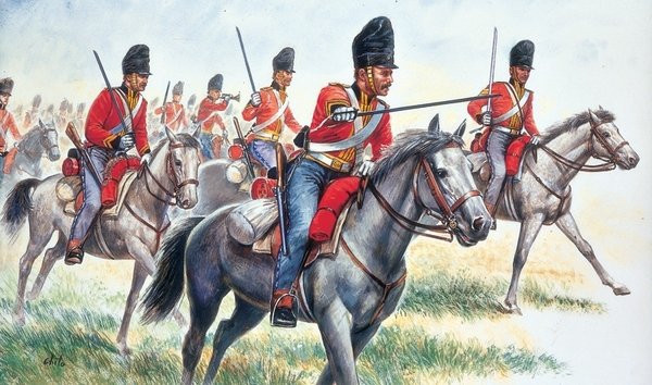 Italeri 6001 Cavalerie lourde britannique