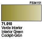 Vallejo 71010 Intérieur Vert