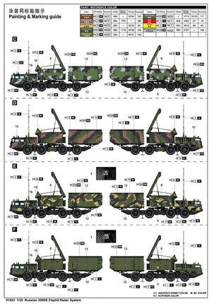 Trumpeter 01043 Système radar à volets russe 30N6E 1/35 – immagine 2