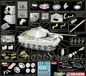 Dragon 6312 Sd.Kfz 182 KINGTIGER PORSCHE 1/35 – Bild 2