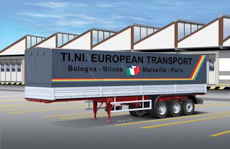 Italeri 3908 CLASSIC CANVAS REMORQUE (1/24)