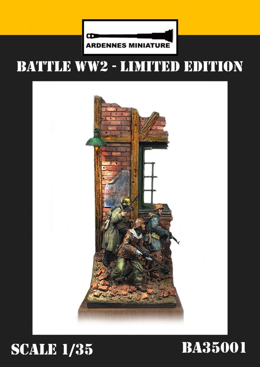 Ardennes Miniature BA35001 ÉDITION LIMITÉE - BATAILLE DE LA SECONDE GUERRE MONDIALE 1/35