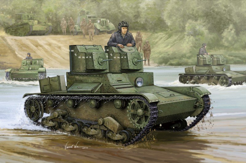 Hobby Boss 82494 Char d'infanterie léger soviétique T-26 Mod.1931 (1/35)