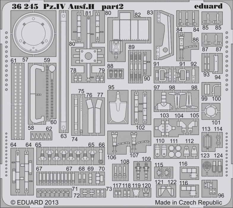 Edouard 36245 Pz. IV Ausf. H 1/35 Italeri – image 2