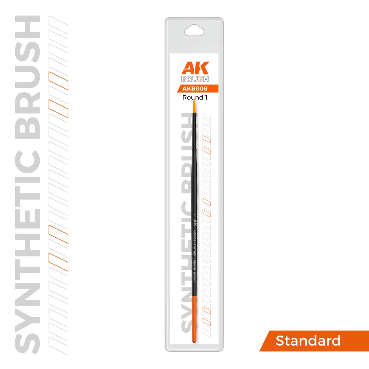 AK Interactive AKB008 AK SYNTHETIC BRUSH – ROUND 1 – Bild 2