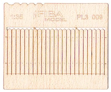 Maquette PL3-009 Clôture en bois type 9 Clôture en bois 1/35