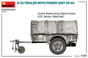 MiniArt 35426 K-52 REMORQUE AVEC GROUPE MOTEUR PE-95 1/35 – imagen 8